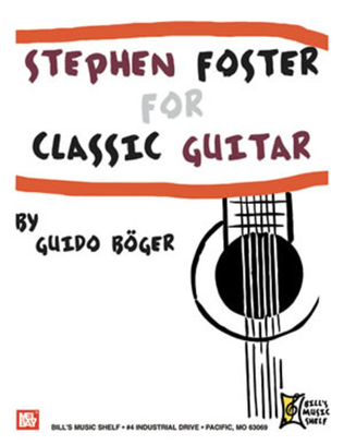 Book cover for Stephen Foster For Classic Guitar