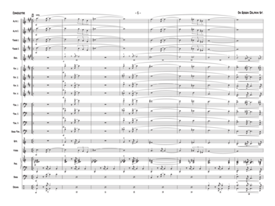 On Green Dolphin Street Jazz Ensemble scores gallery preview page 4