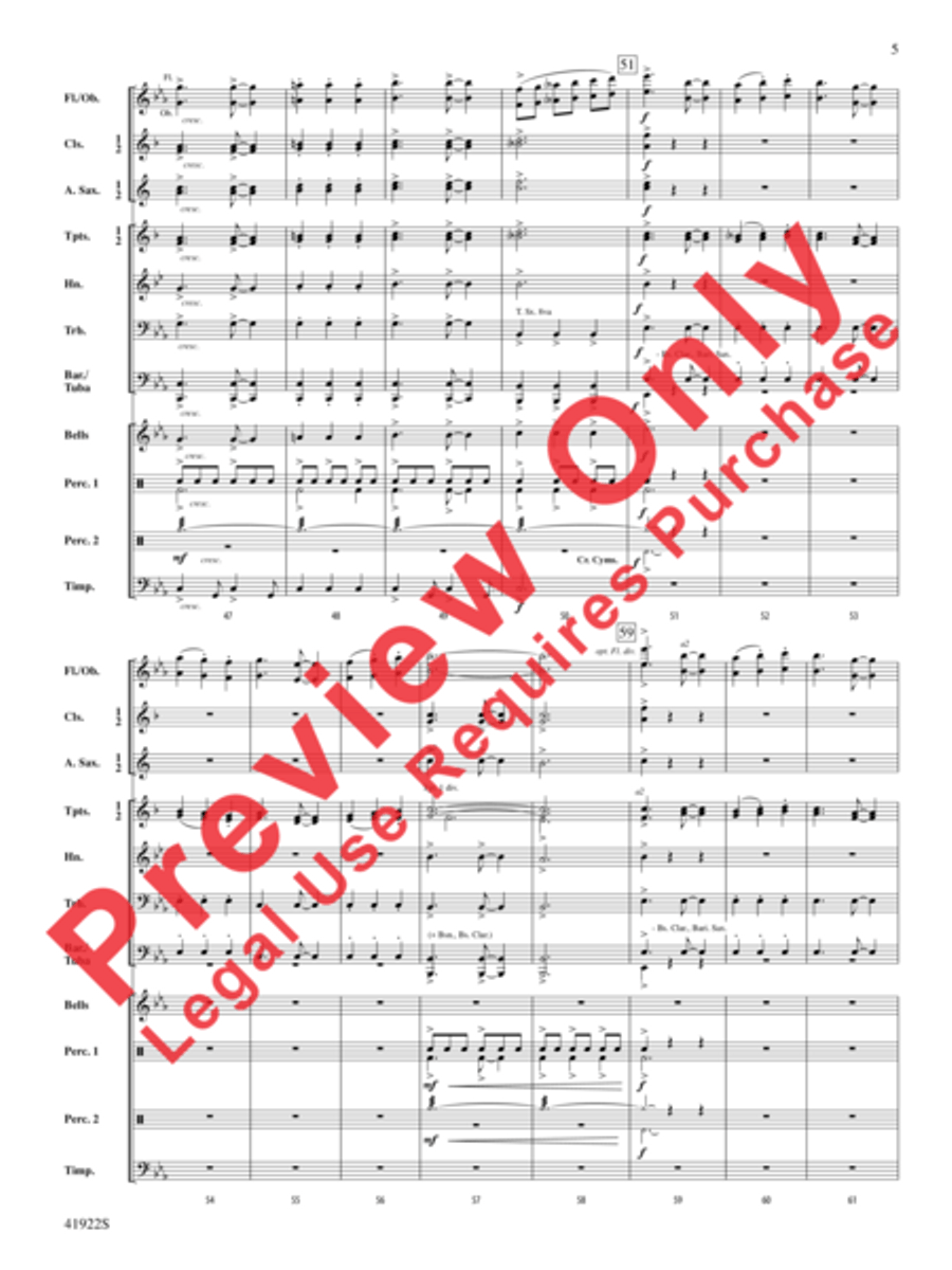 El Cid Concert Band scores gallery preview page 6