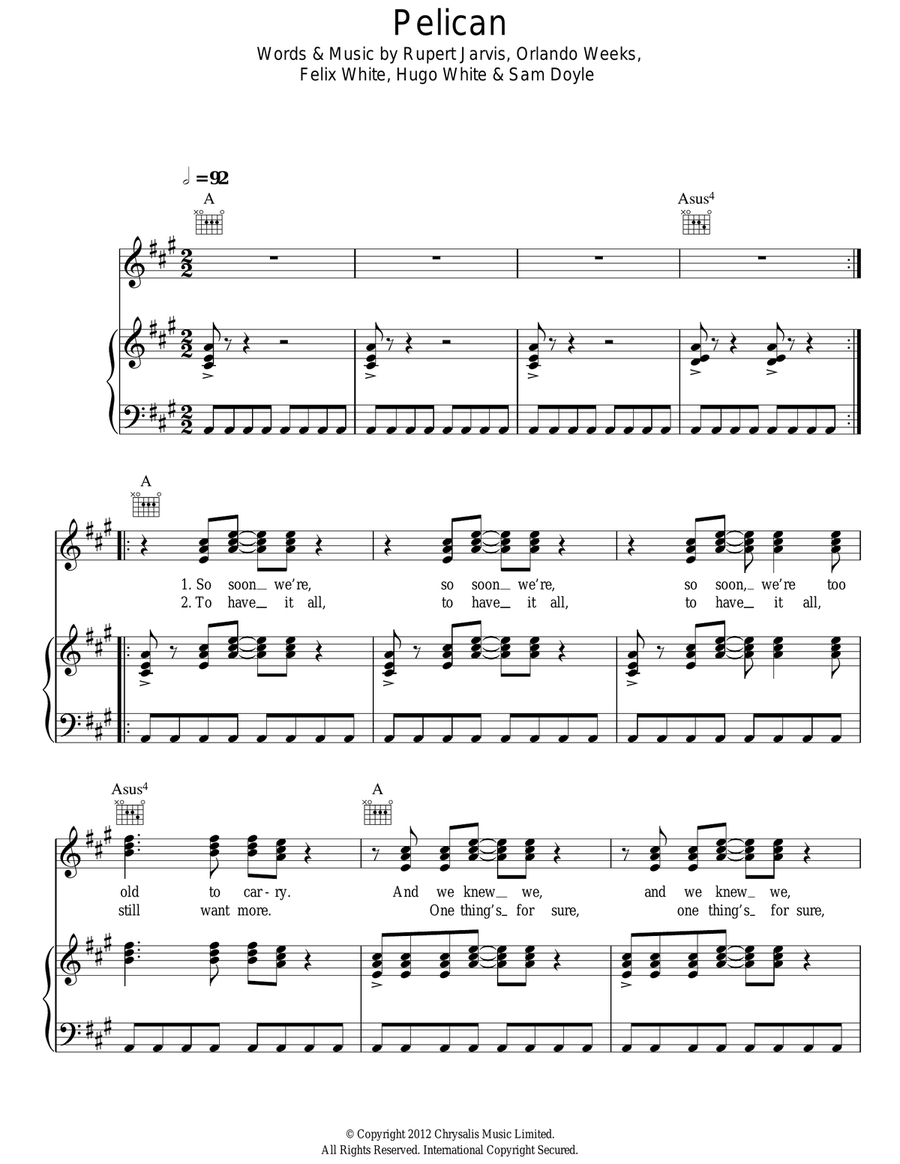 Pelican Acoustic Guitar scores gallery preview page 1