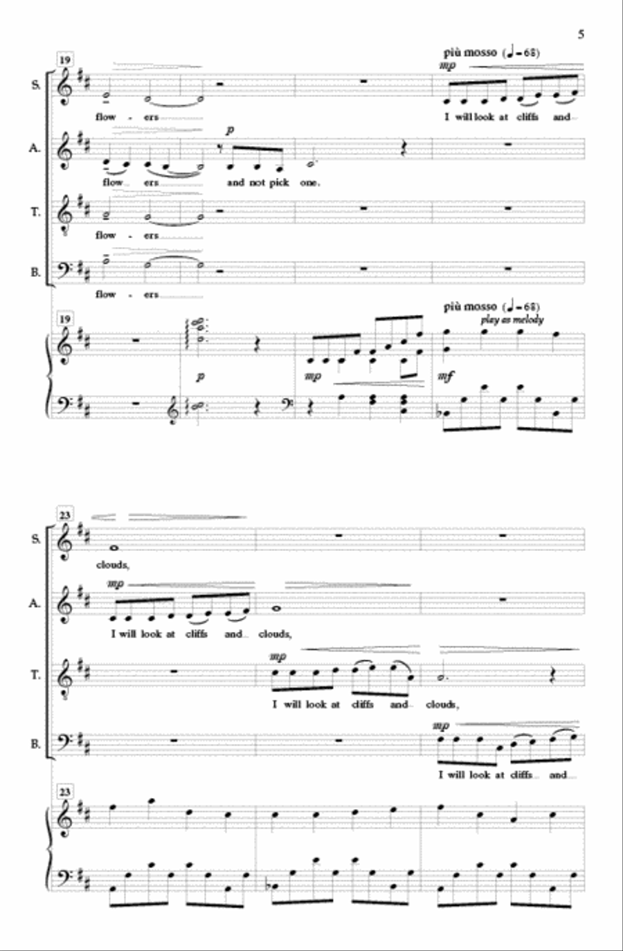 Afternoon on a Hill Afternoon on a Hill Divisi scores gallery preview page 4