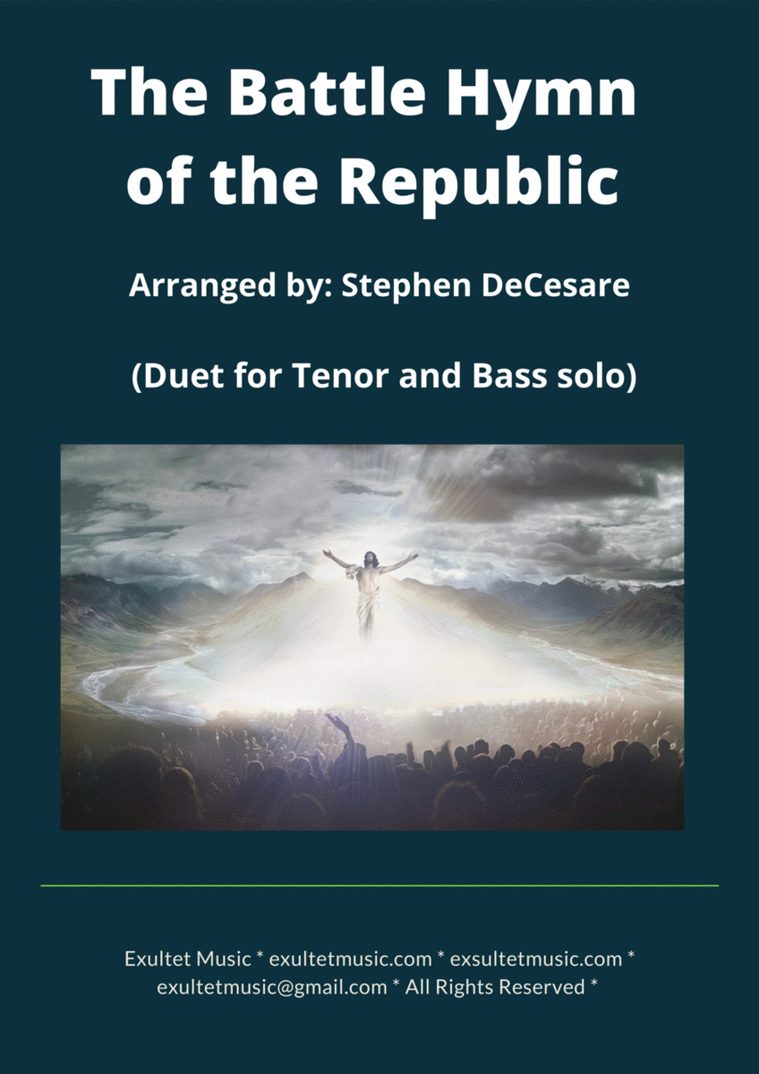 The Battle Hymn of the Republic (Duet for Tenor and Bass solo) image number null