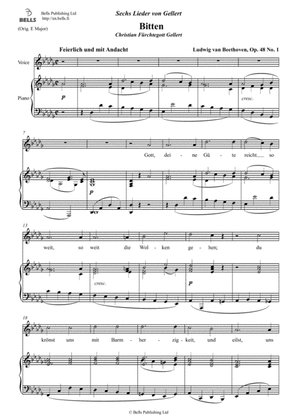 Bitten, Op. 48 No. 1 (D-flat Major)