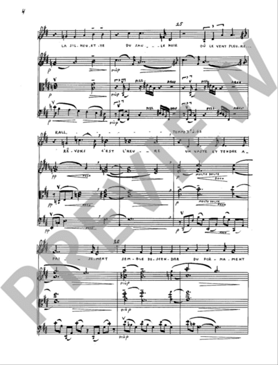 Paul Verlaine chante op. 60 A Cello scores gallery preview page 5