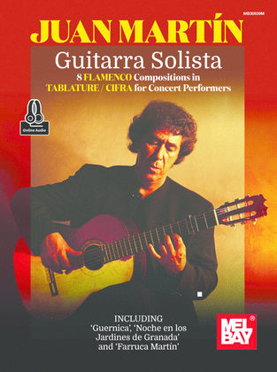 Book cover for Guitarra Solista - 8 Flamenco Compositions In Tablature/Cifra For Concert