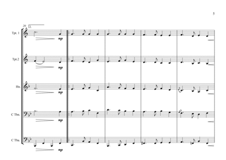 Swedish National & Royal Anthems for Brass Quintet (MFAO World National Anthem Series image number null