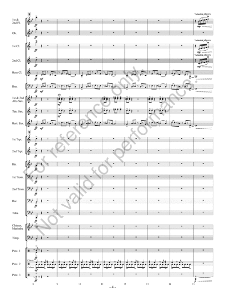 Crush Concert Band scores gallery preview page 5