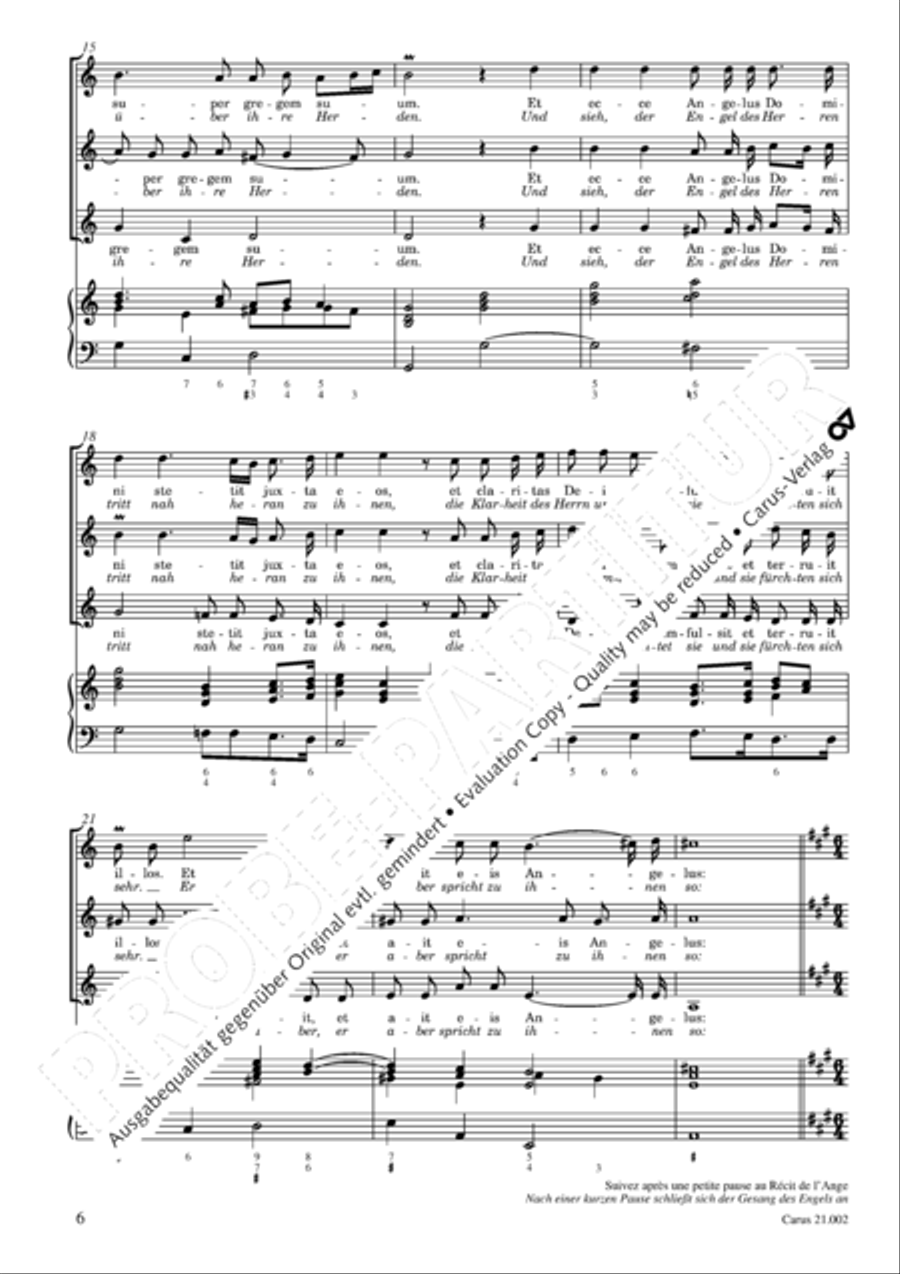 In nativitate Domini nostri Jesu Christi canticum SSA scores gallery preview page 3