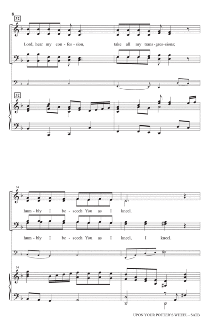 Upon Your Potter's Wheel Upon Your Potter's Wheel 4-Part scores gallery preview page 7