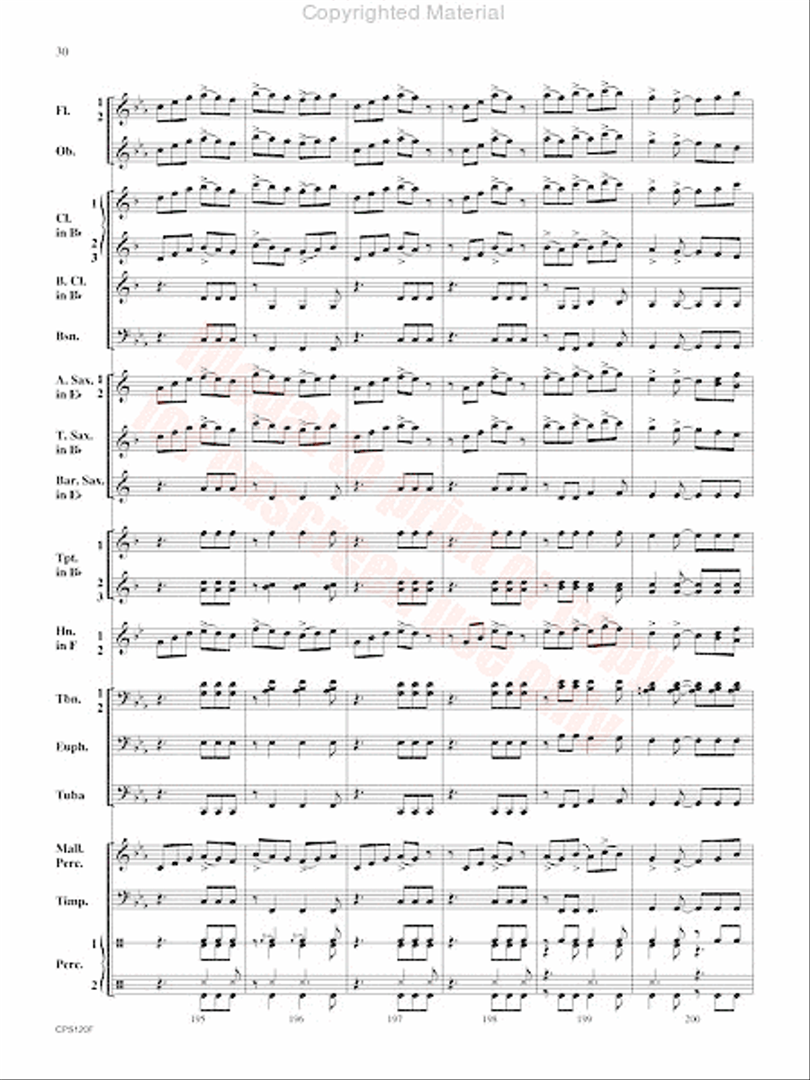 Instinct Concert Band scores gallery preview page 31