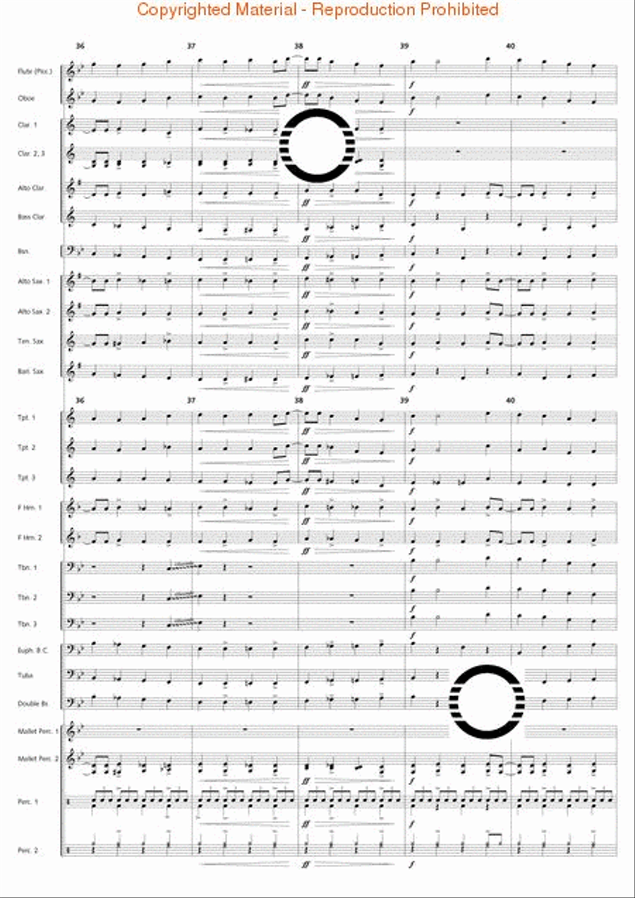 All Aboard! Concert Band scores gallery preview page 9