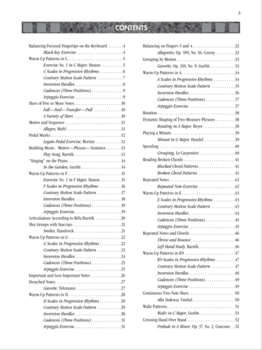 Exploring Piano Classics Technique, Book 3 Piano Method scores gallery preview page 2