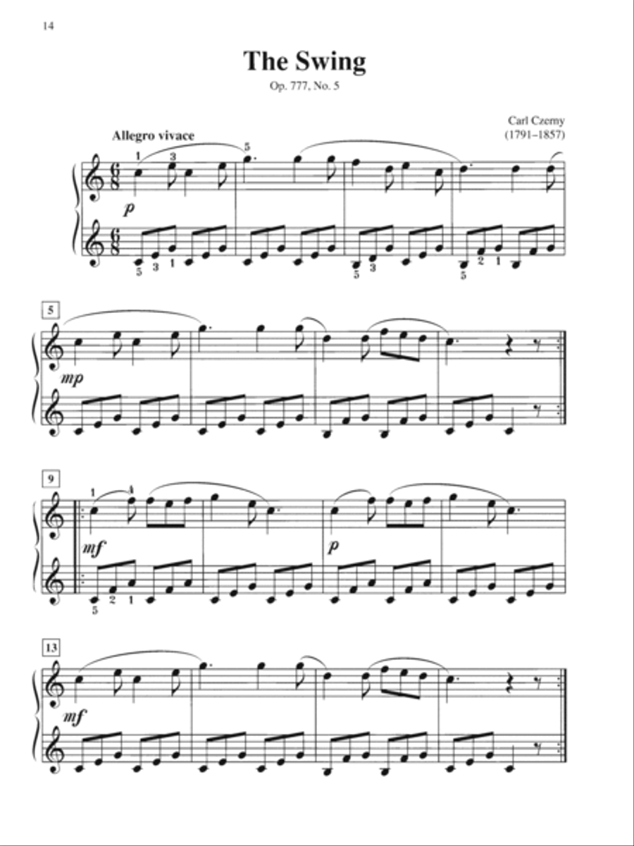 Masterwork Classics (Level 1-2) Easy Piano scores gallery preview page 5