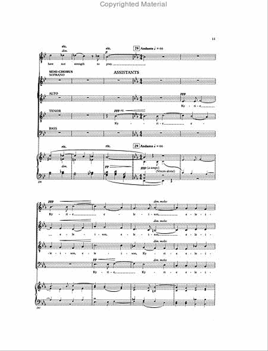 The Dream of Gerontius, Op. 38 4-Part scores gallery preview page 3