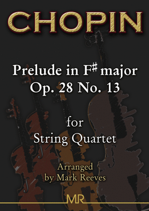 Chopin - Prelude in F sharp major for String Quartet