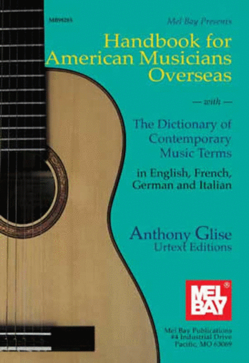 Handbook For American Musicians Overseas