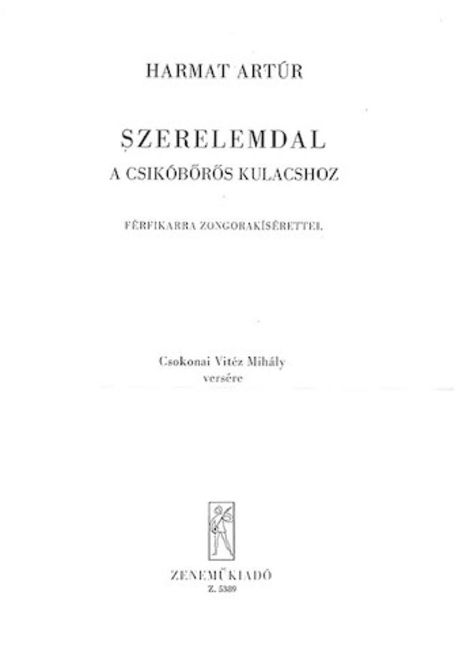 Szerelemdal A CsikObOrOs Kulacshoz Low Voice scores gallery preview page 1