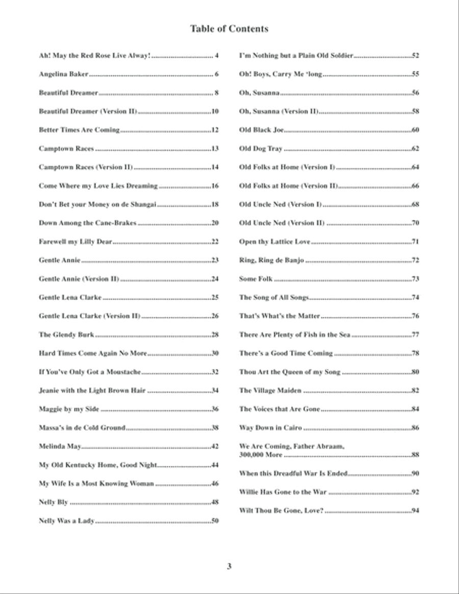 Stephen Foster For Classic Guitar Classical Guitar scores gallery preview page 4