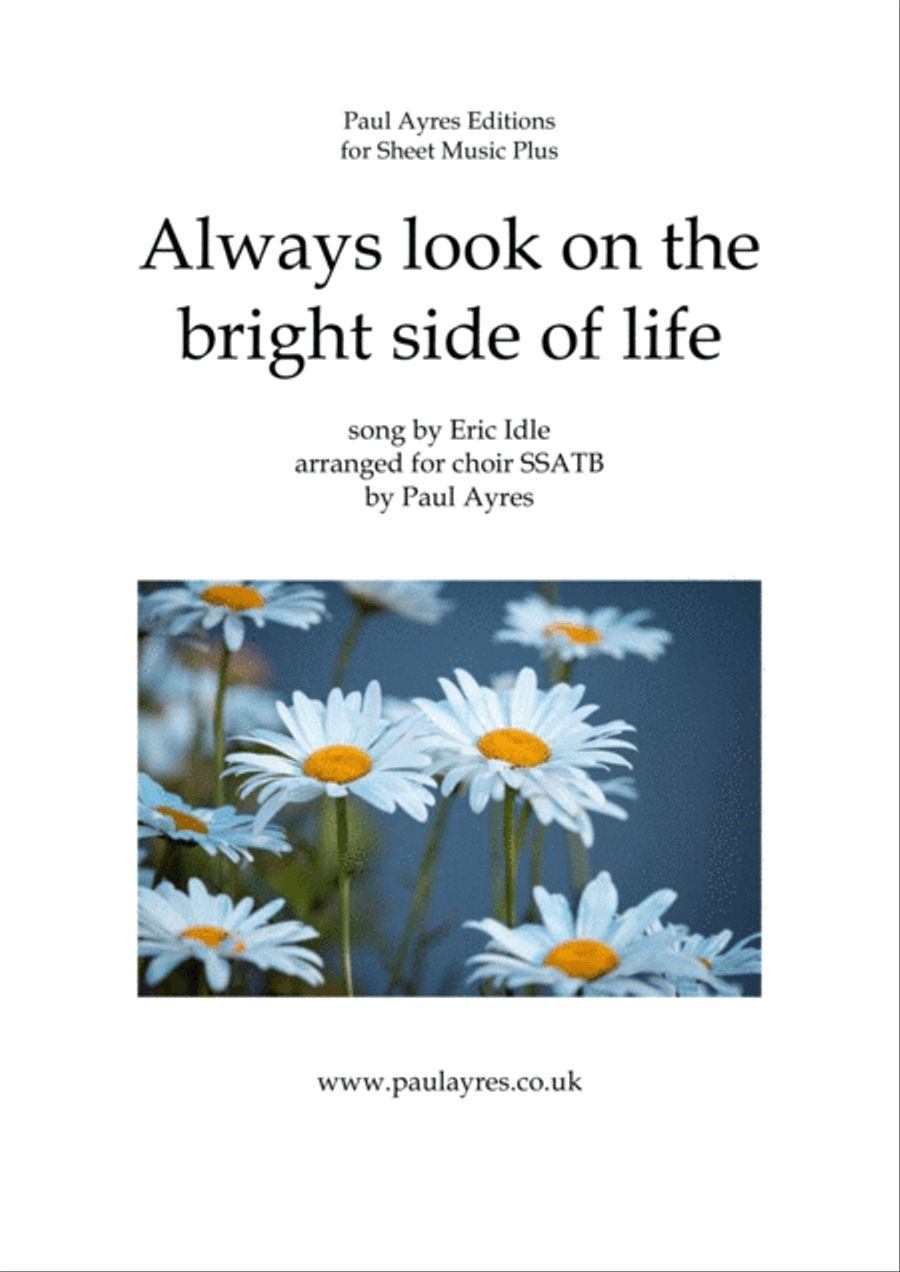 Always Look On The Bright Side Of Life 4-Part scores gallery preview page 1