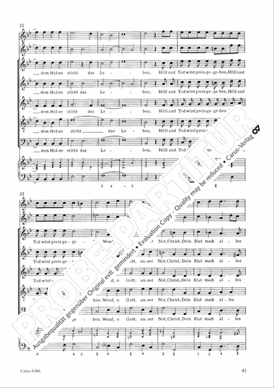 Ten motets Choir scores gallery preview page 43