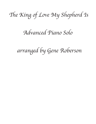 Book cover for The King of Love My Shepherd Is Piano Advanced Piano Solo