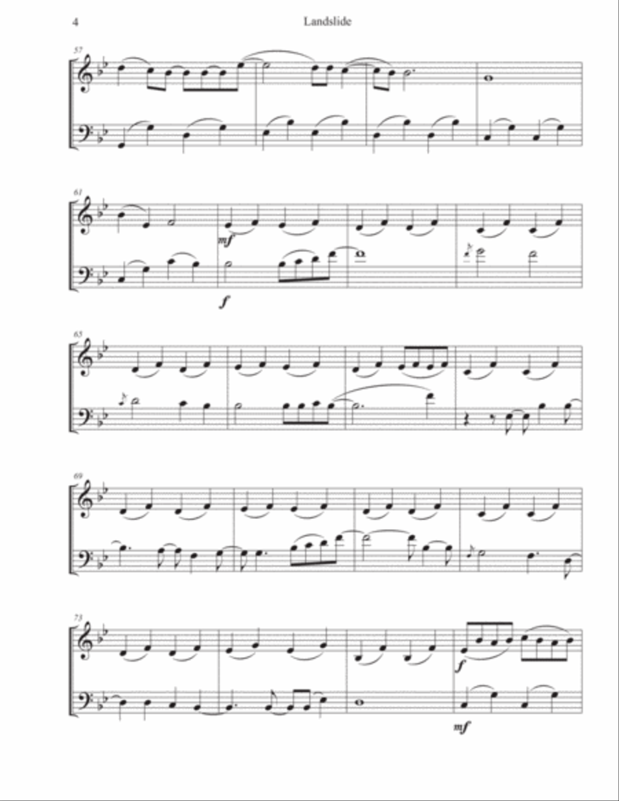 Landslide Landslide String Duet scores gallery preview page 4