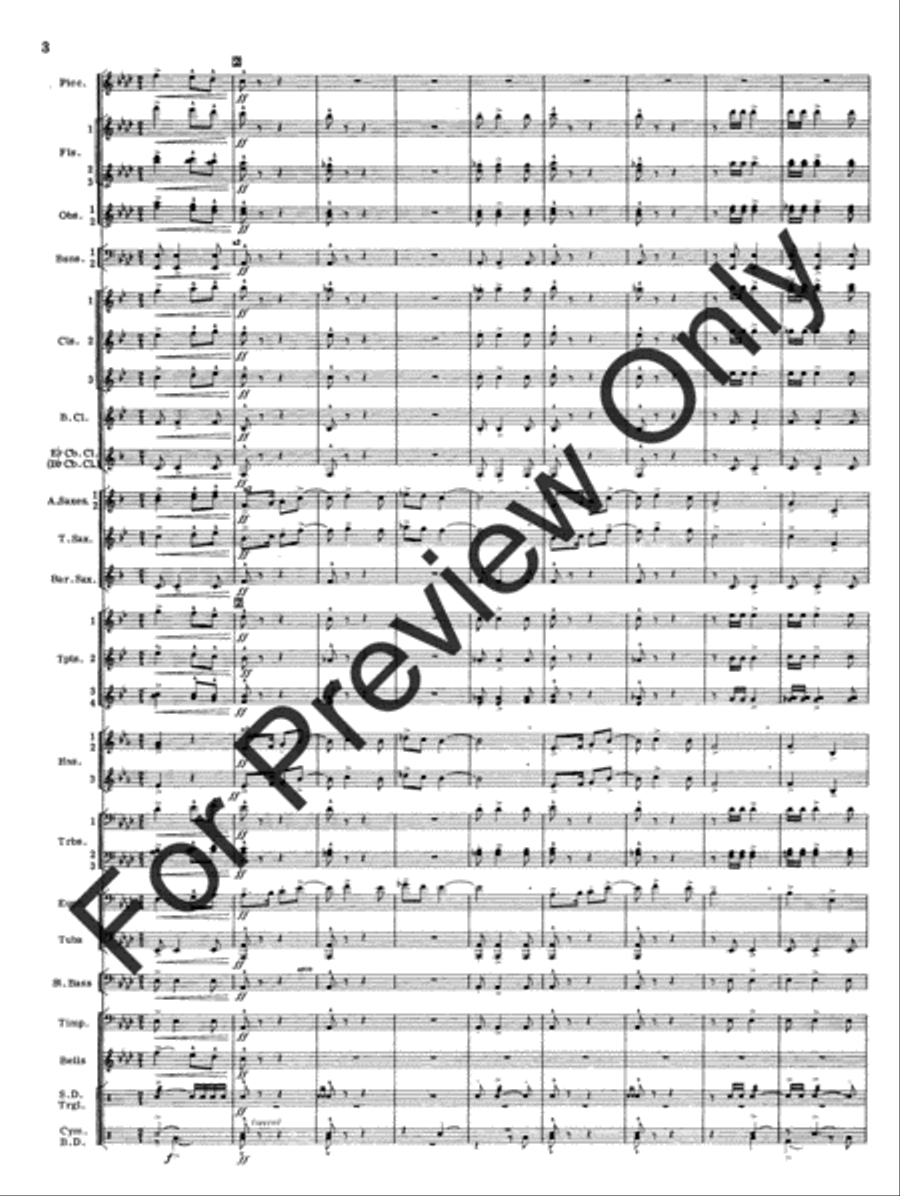 Appalachian Overture (Score) Concert Band scores gallery preview page 5