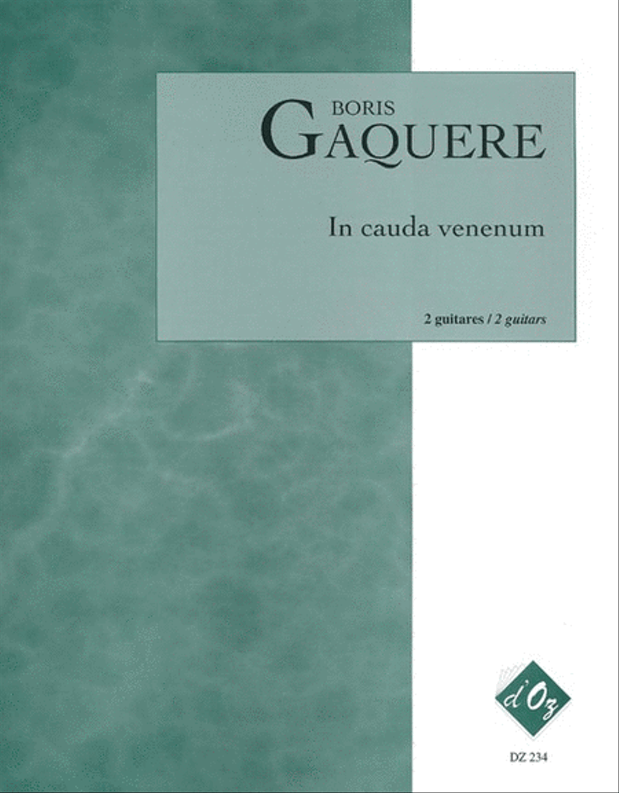 In cauda venenum Classical Guitar scores gallery preview page 1
