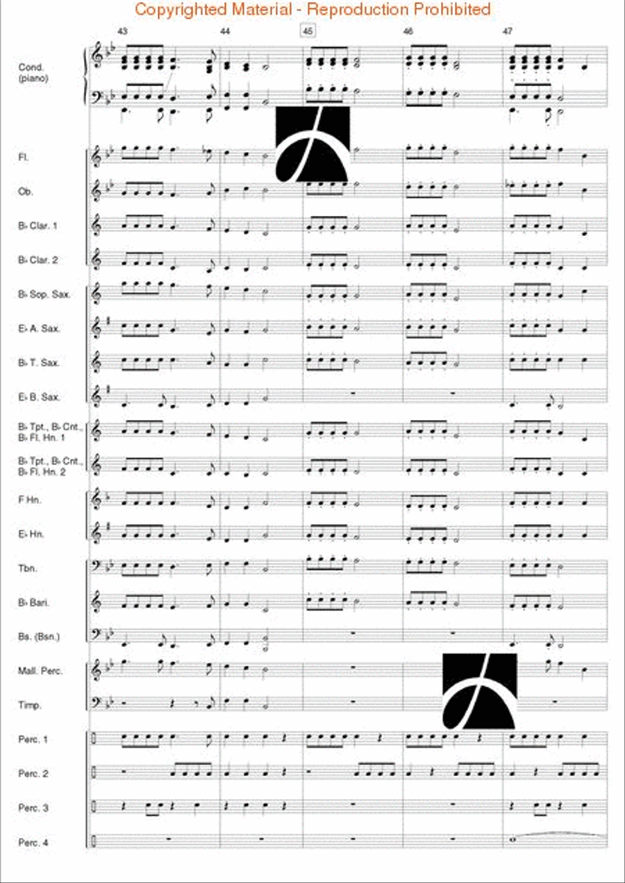 Band Time Christmas Concert Band scores gallery preview page 63