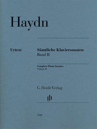 Book cover for Complete Piano Sonatas, Volume II
