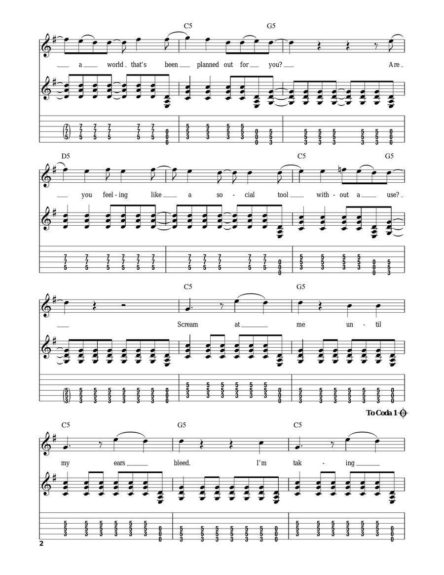 She Acoustic Guitar scores gallery preview page 2