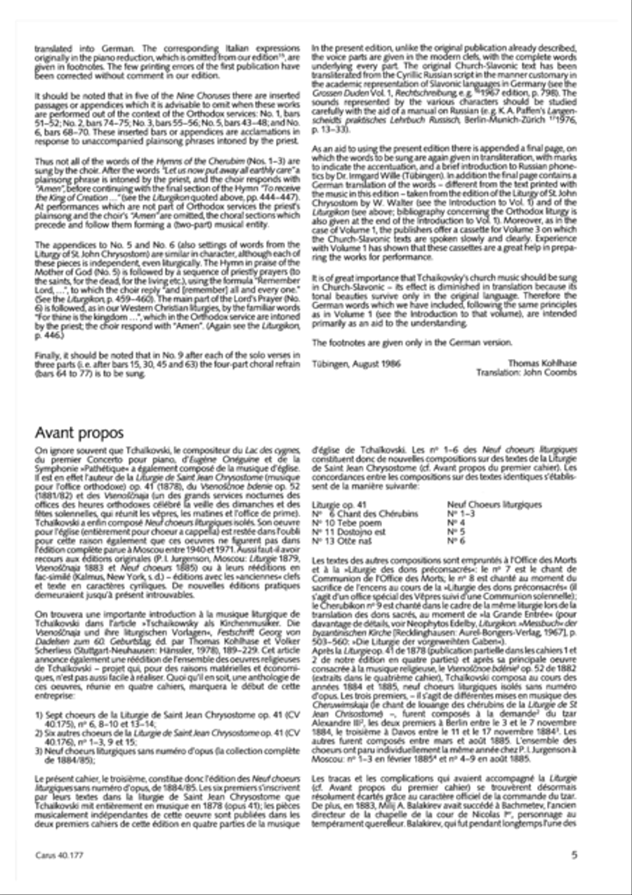 Neun liturgische Chore Collection / Songbook scores gallery preview page 6