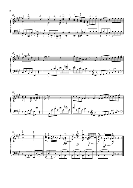 W.Mozart. Wiener Sonatine Nr.2
