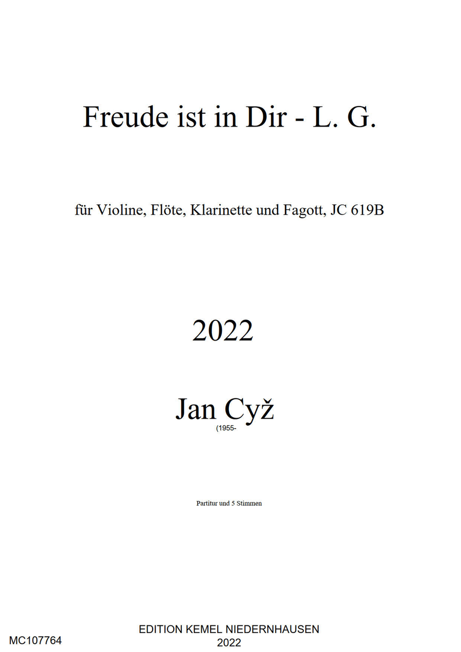 Freude ist in Dir - L. G.