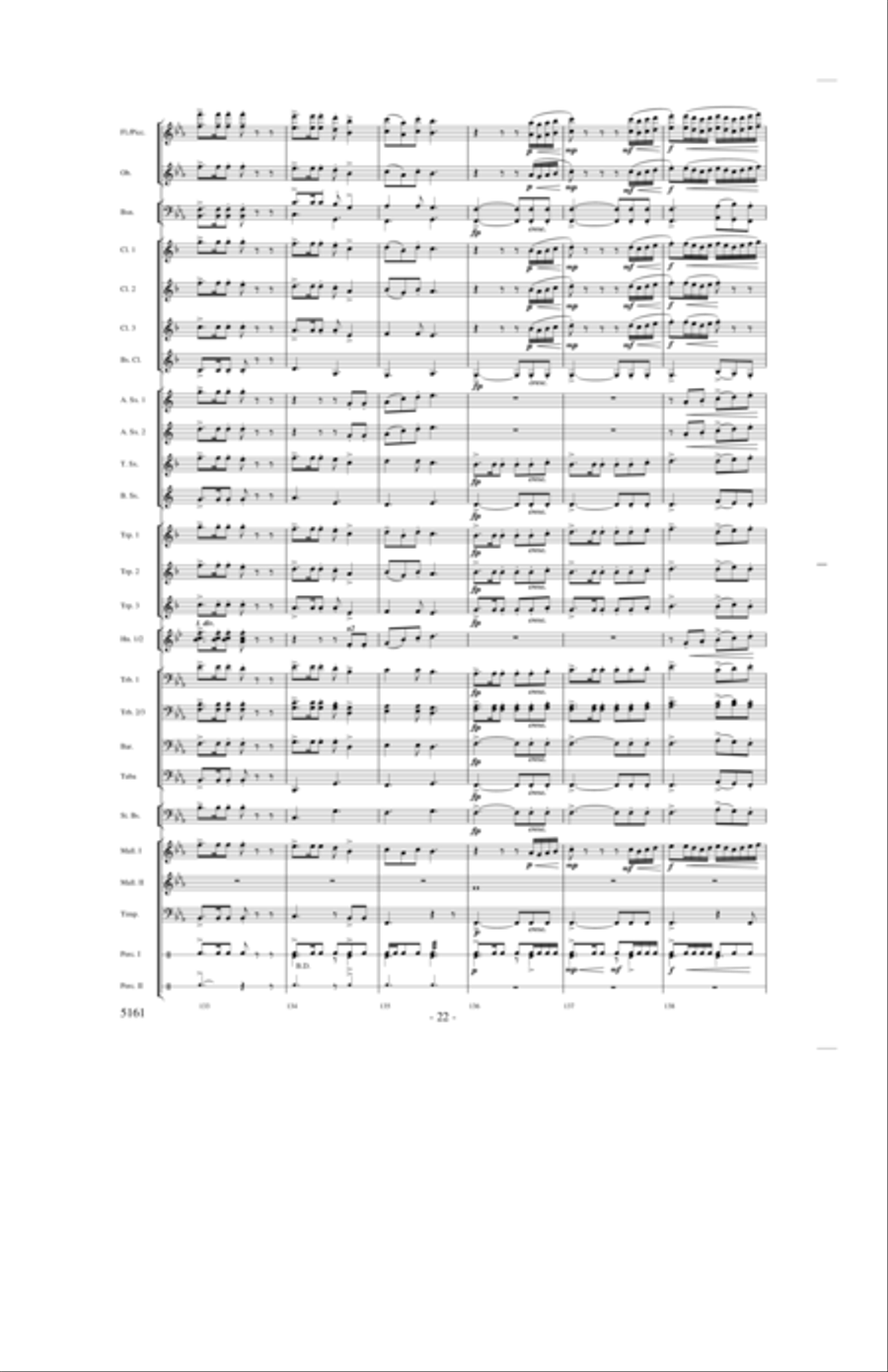 Into the Joy of Spring Concert Band scores gallery preview page 21