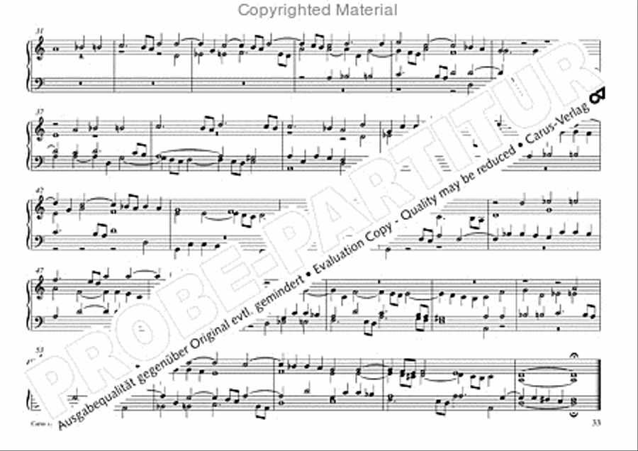 Freiburger Orgelbuch: Stammteil Organ Solo scores gallery preview page 34