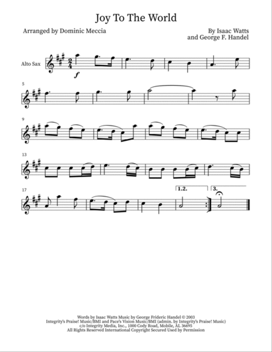 Joy To The World Joy To The World Small Ensemble scores gallery preview page 3