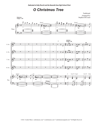 O Christmas Tree (Saxophone Quartet and Piano)
