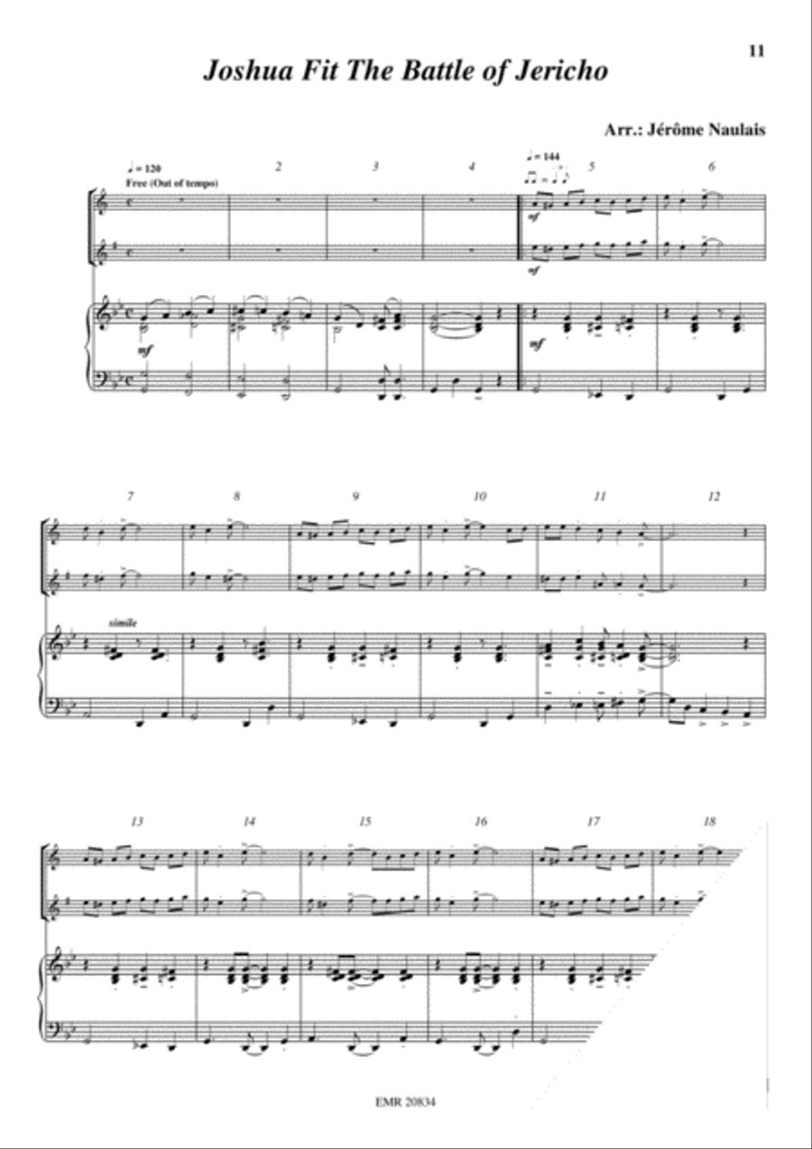 Duet Album Volume 8 Duet Album Volume 8 Saxophone Ensemble scores gallery preview page 7