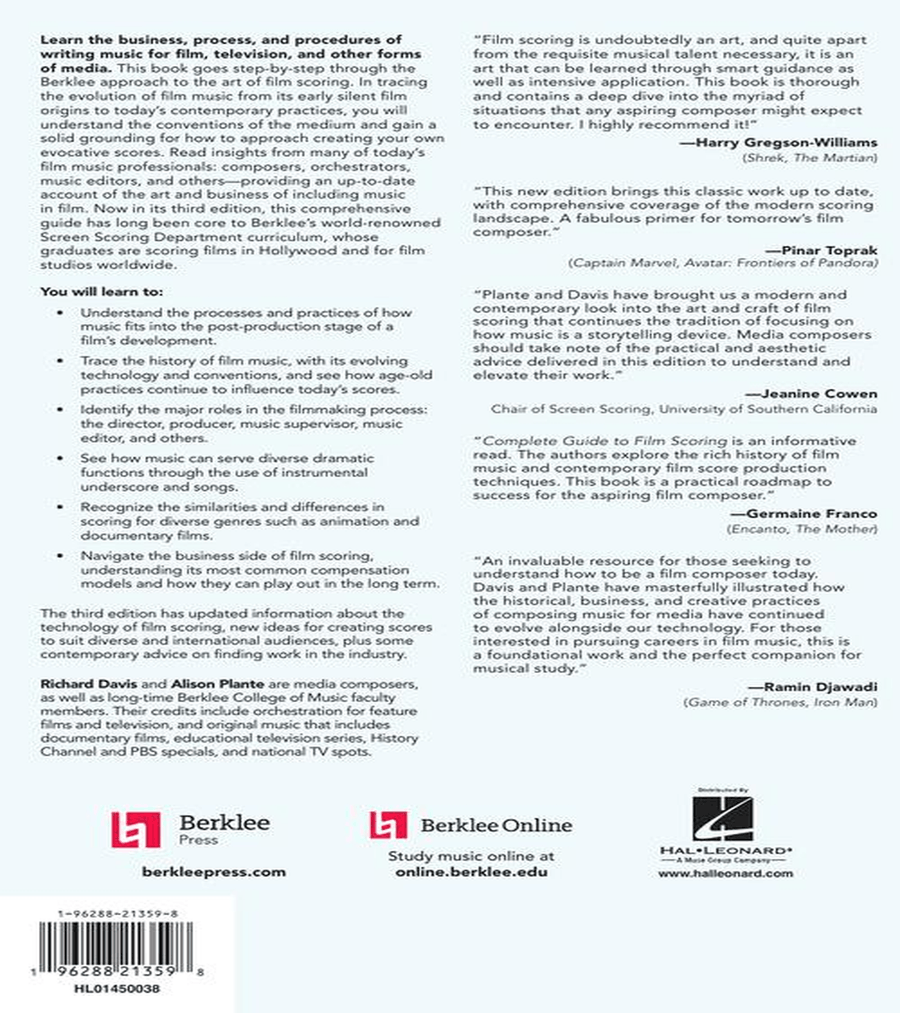Complete Guide to Film Scoring – 3rd Edition Collection / Songbook scores gallery preview page 7