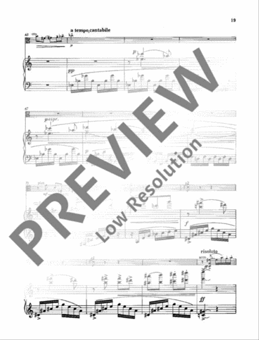 Sonata in E Piano Accompaniment scores gallery preview page 20