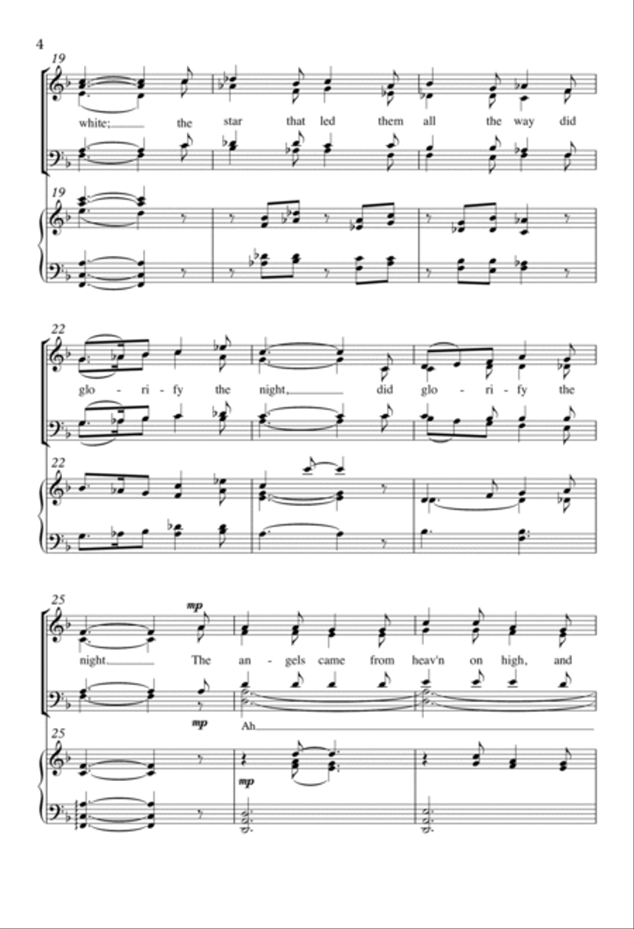 Christmas Carol 4-Part scores gallery preview page 3
