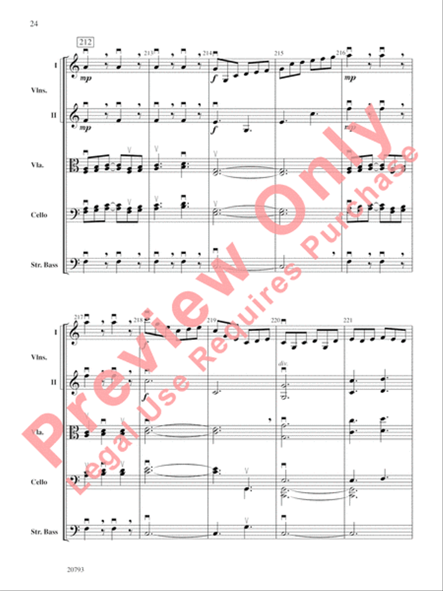 The Idylls of Pegasus String Orchestra scores gallery preview page 25