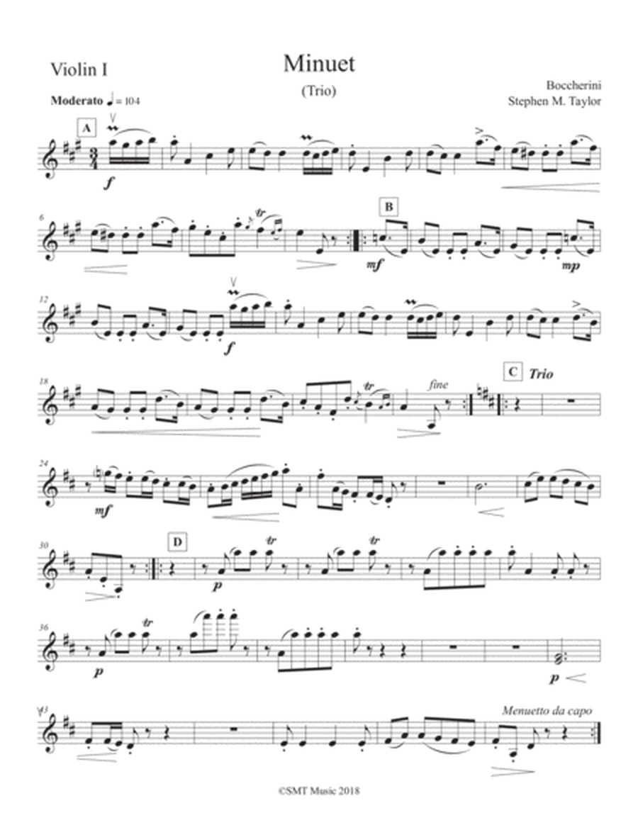 Boccherini Minuet (Trio) image number null