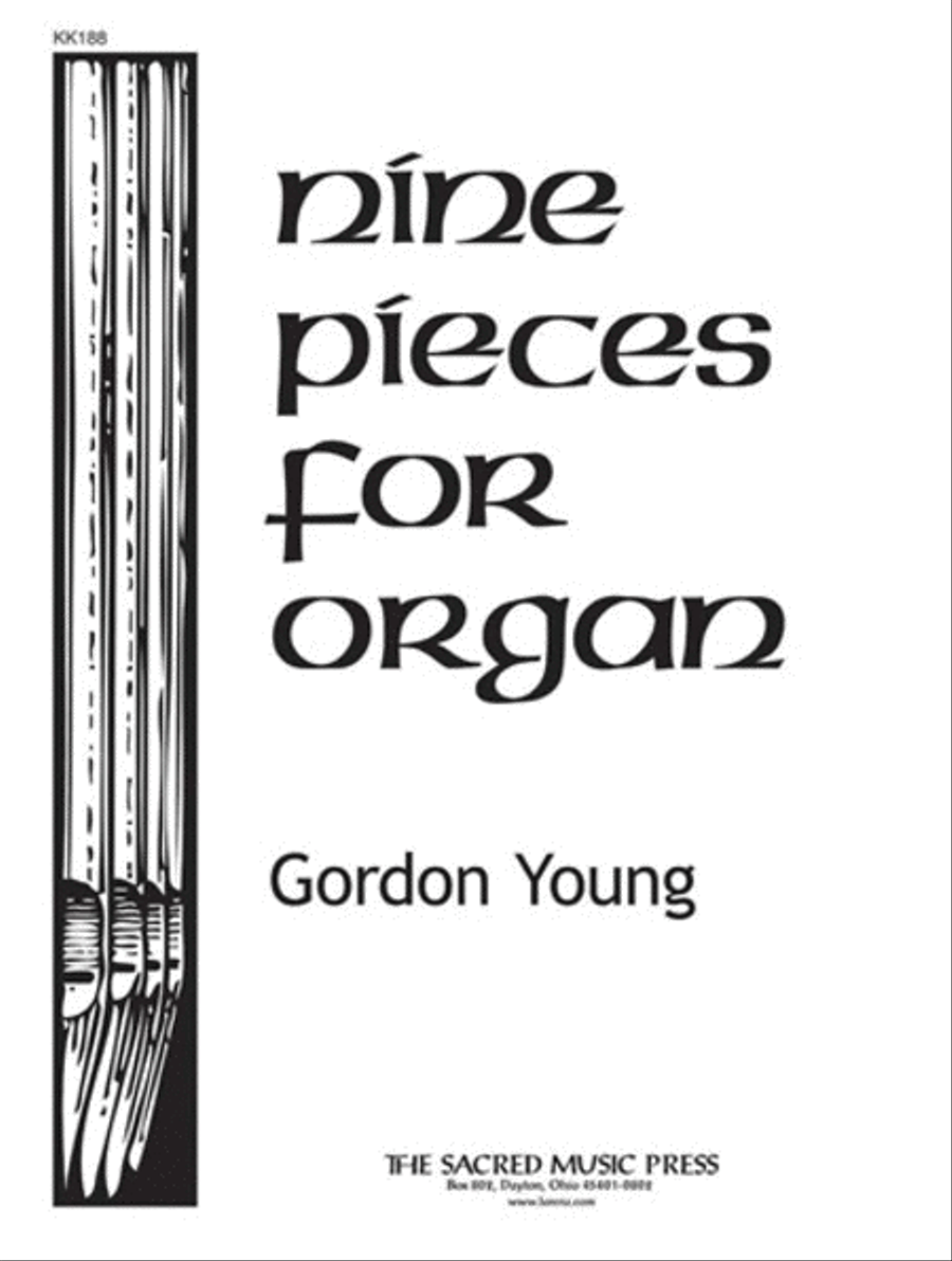 Nine Pieces for Organ Organ Solo scores gallery preview page 1