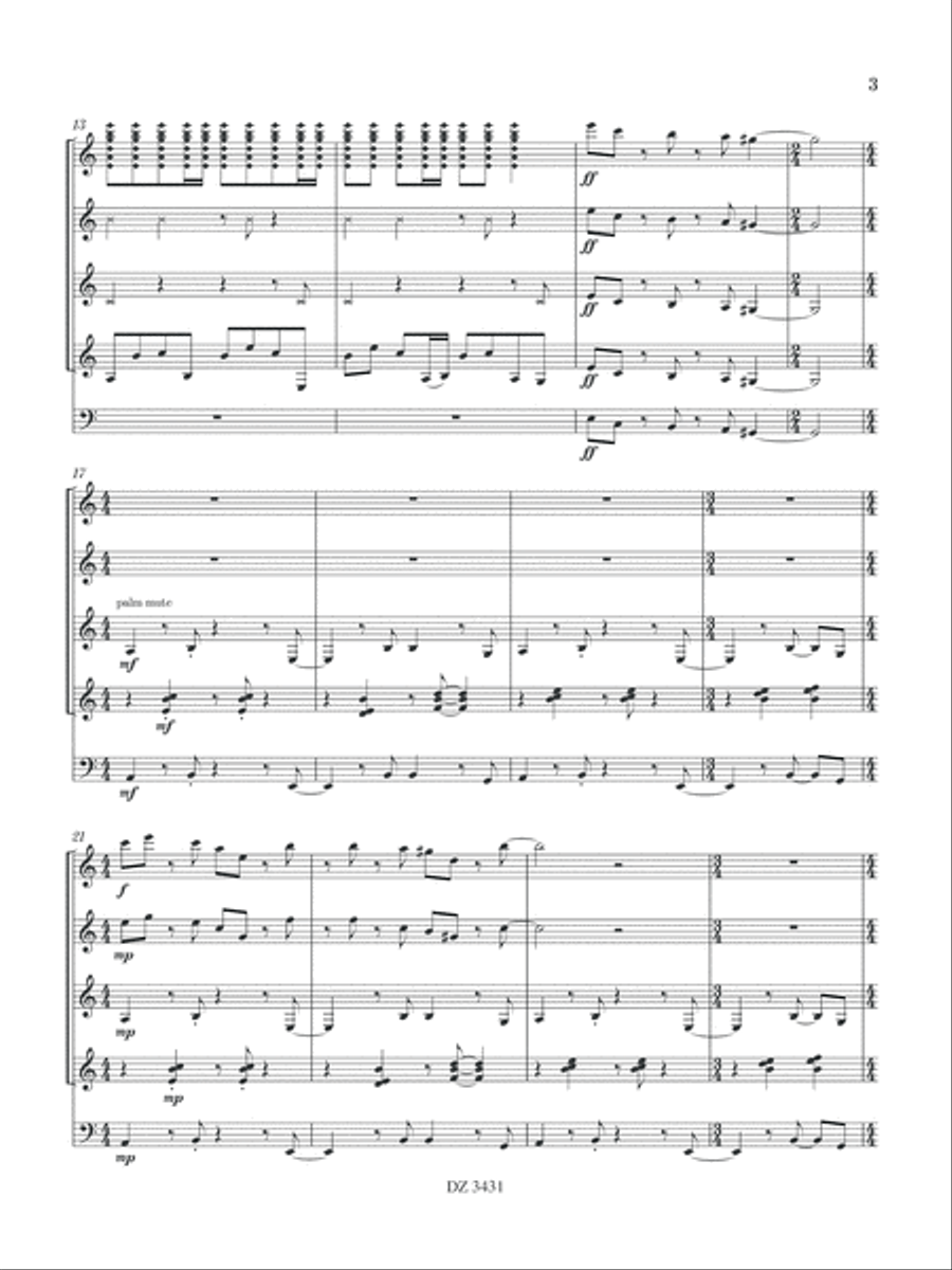 El Cordelliero El Cordelliero Guitar Ensemble scores gallery preview page 4