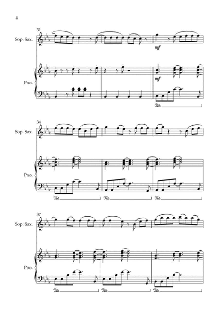 Shivers Soprano Saxophone scores gallery preview page 4