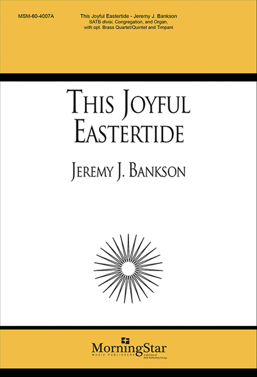 This Joyful Eastertide (Choral Score) image number null