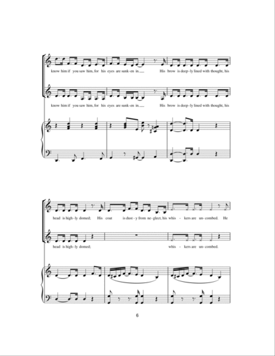 Macavity: The Mystery Cat (from Cats) 2-Part scores gallery preview page 6