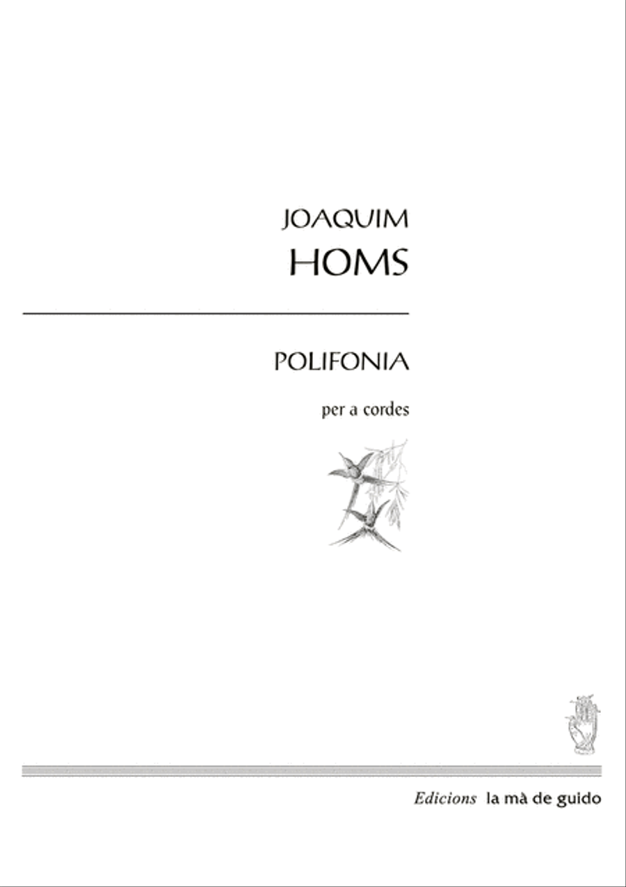 Polifonia per a cordes String Orchestra scores gallery preview page 1